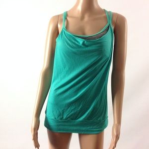 Lucy Women's Camisole Top Green Size S Active